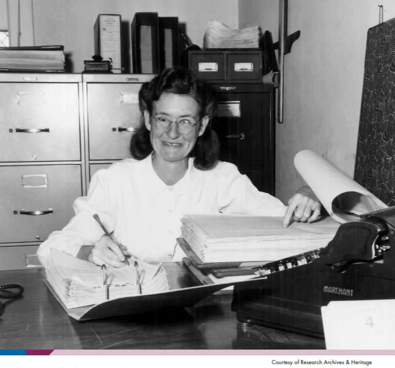 Louisa Simmons Cook, SRP's first female engineer. Photo courtesy of SRP Research Archives & Heritage