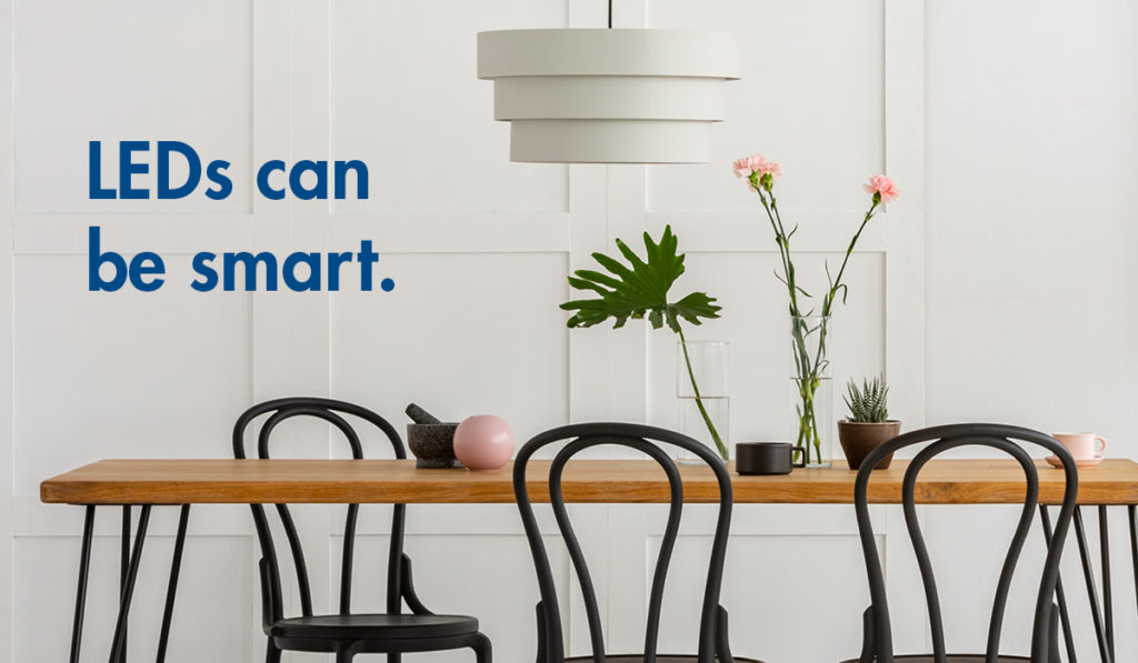 LEDs can be smart.